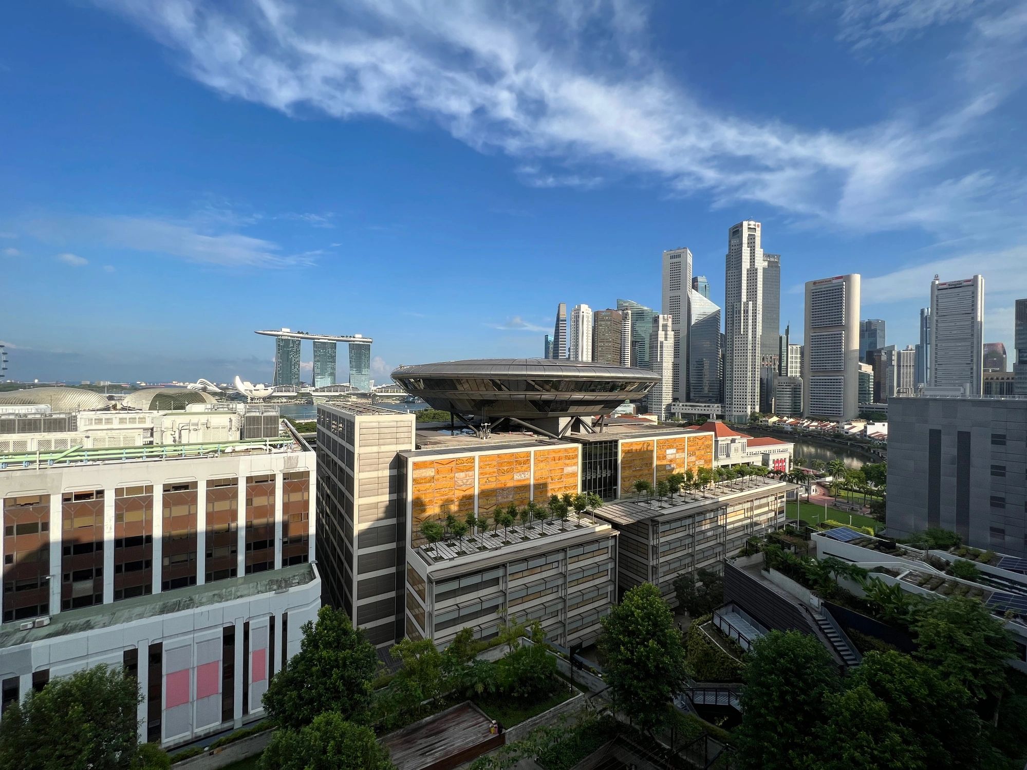 Singapore cityscape representing energy demand and commercial operations
